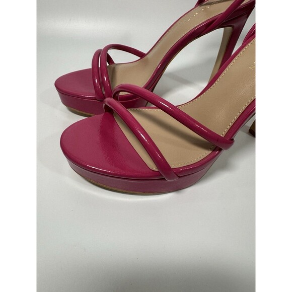 New BCBG KENDI VIVA STRAPPY PINK WOMEN'S HEELS Size 7 - Picture 3 of 15
